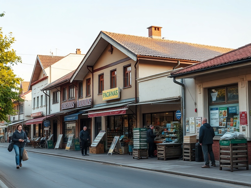 Mapa Gozdnicy z widocznymi ikonami symbolizującymi inwestycje finansowane z Funduszy Europejskich