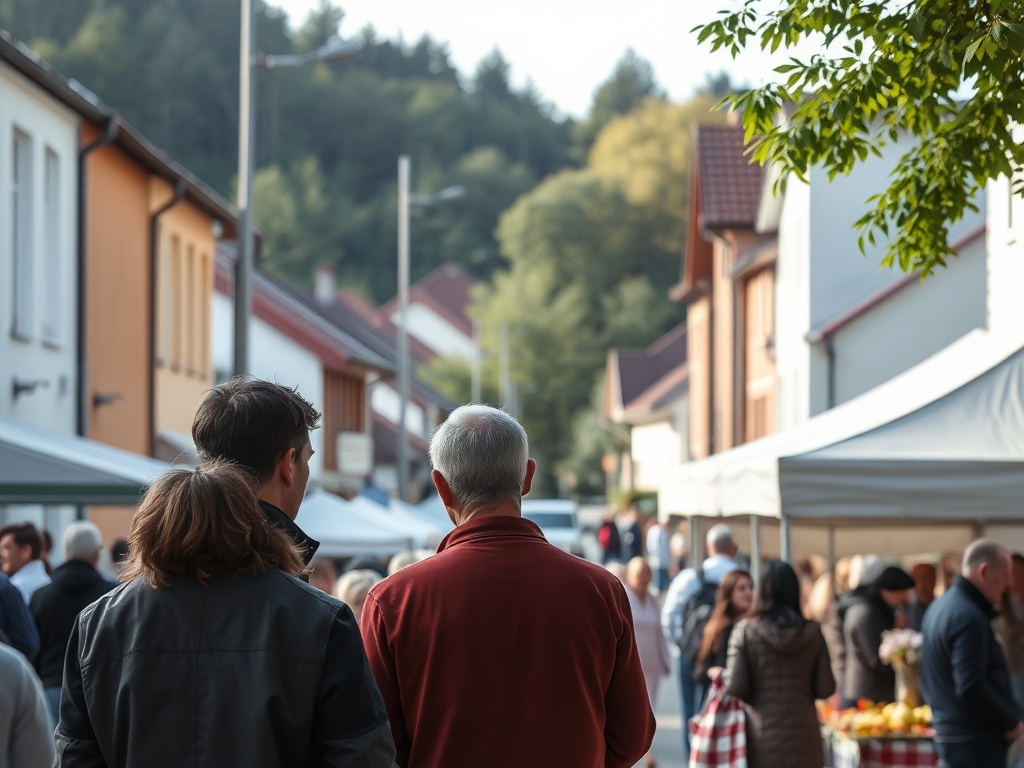 Grupa seniorów aktywnie spędzająca czas w parku miejskim w Gozdnicy, symbolizująca aktywne starzenie się.