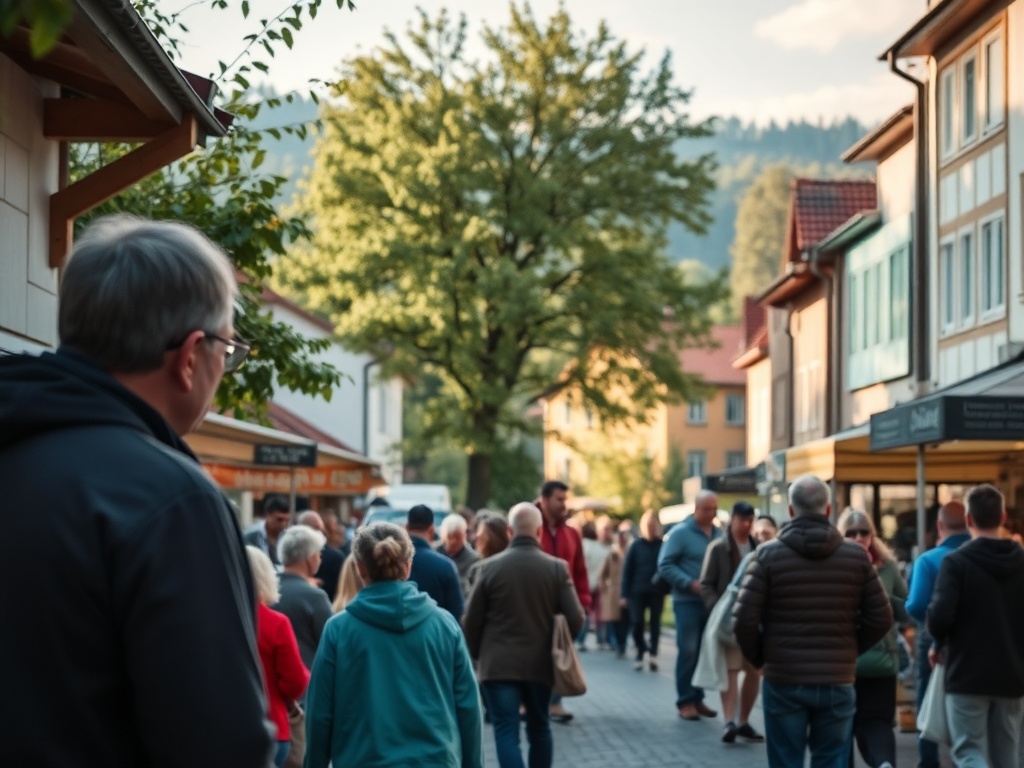 Majówka w Gozdnicy - mieszkańcy cieszący się wolnym czasem na świeżym powietrzu wśród zieleni.