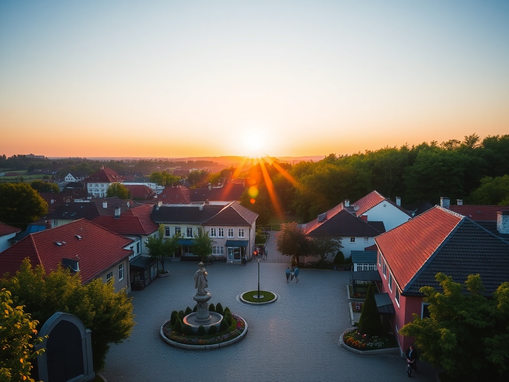 Majówka w Gozdnicy - mieszkańcy świętują na świeżym powietrzu wśród zieleni.